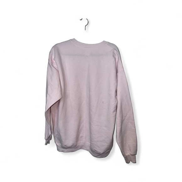 Hanes Light Pink 'Survivor' Women's Sweatshirt crew neck Size Large NWOT - Picture 2 of 7